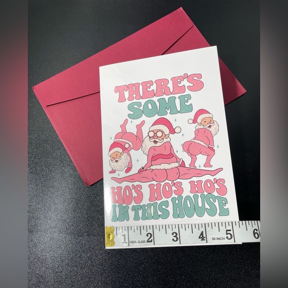 ⚠️🎄 Adult Christmas Greeting Card 4Pc Bundle NWT - Picture 4 of 14